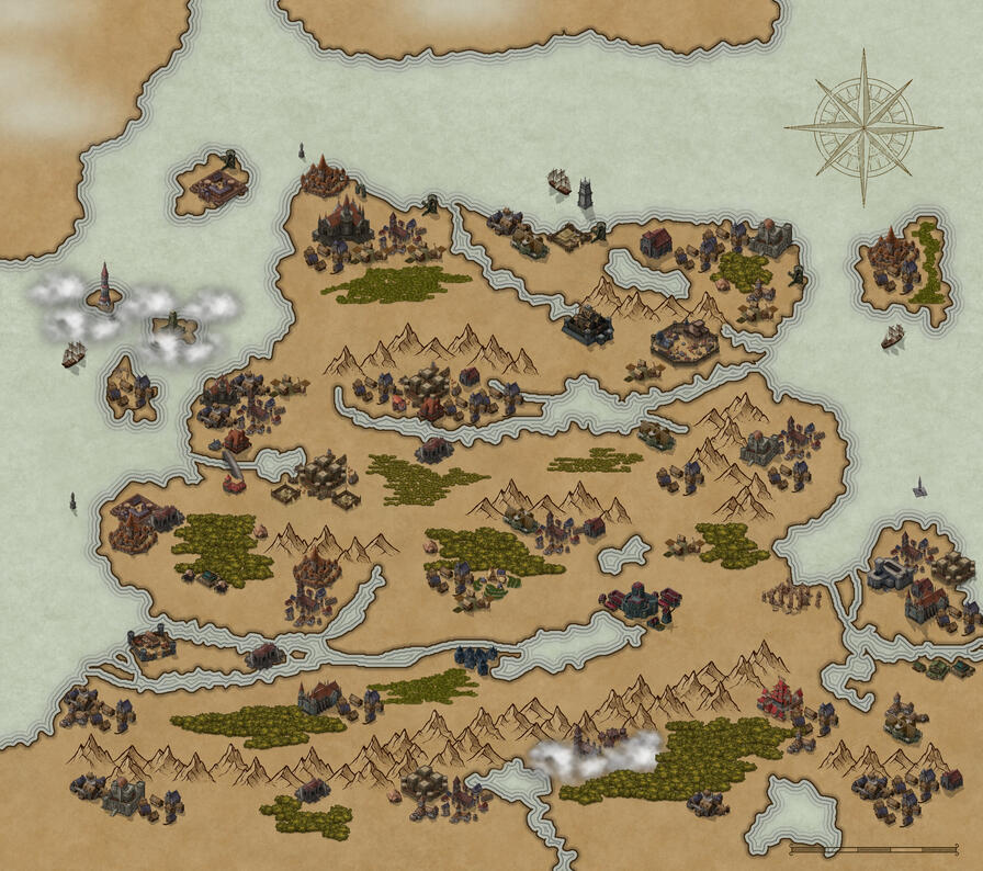 mapa del reino